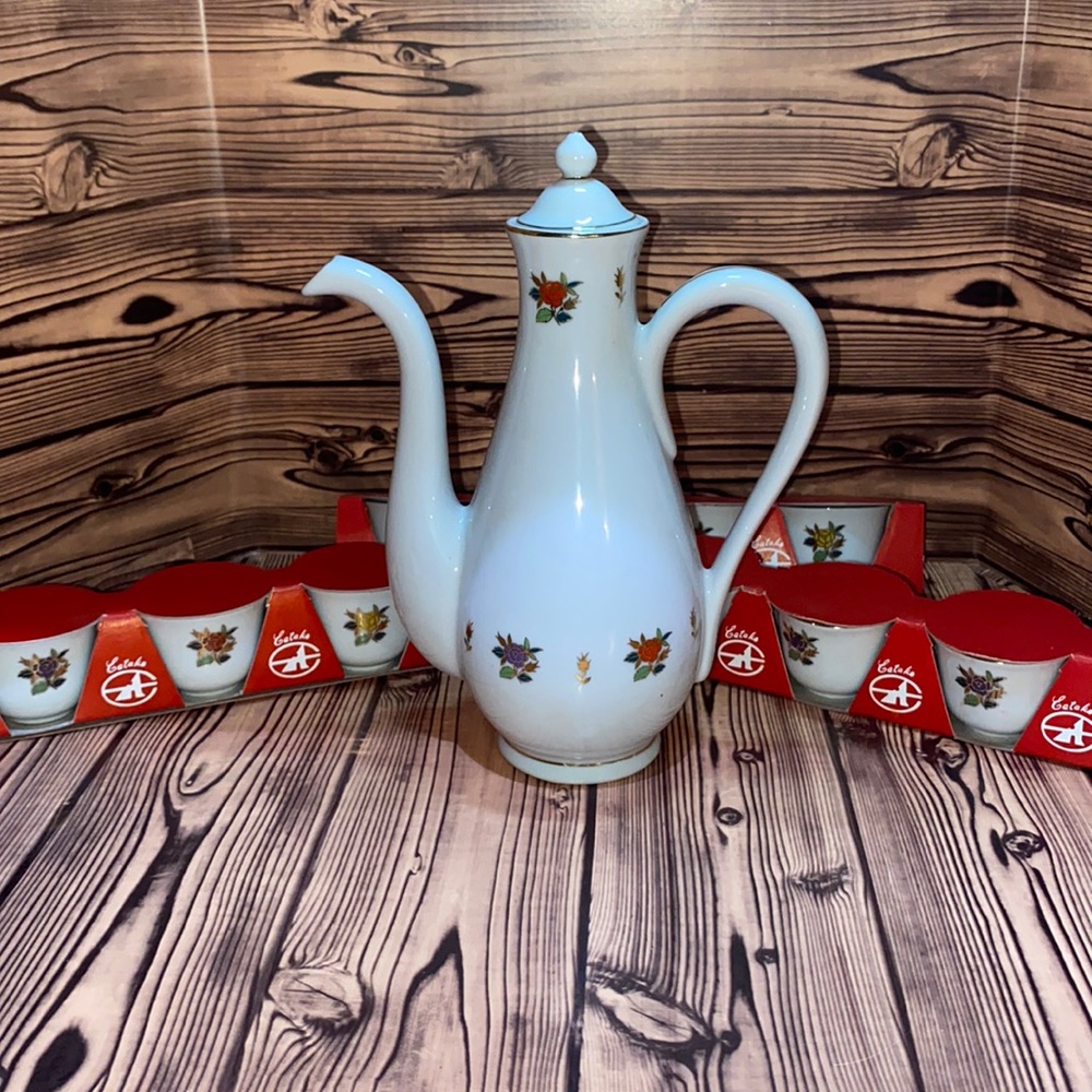 Antique Japanese Tea 14 pc set.